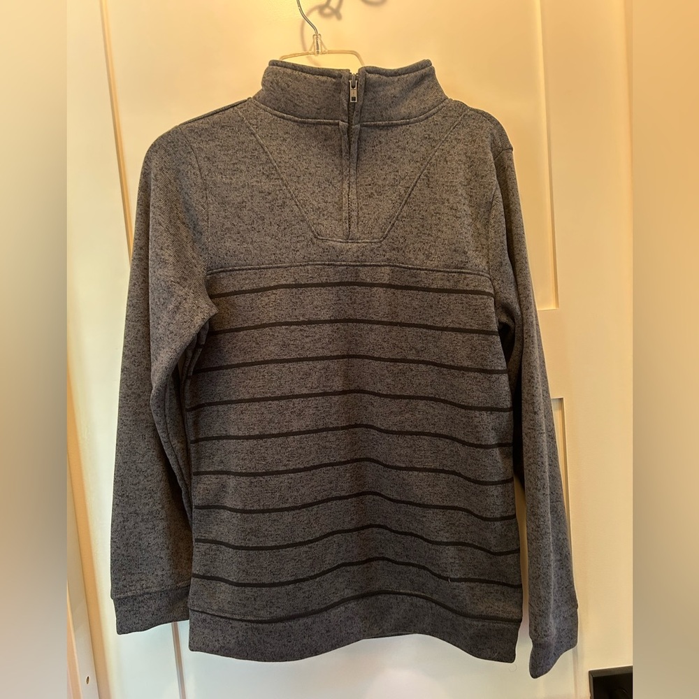 Sonoma Boys 18/20 Charcoal Zip-Up Sweater